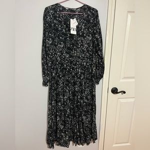 Zara Blogger Favorite The Angel Dress Black Size L
